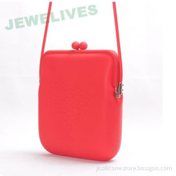 Pop Selling Silicone Saddle Bag With Lace Design 